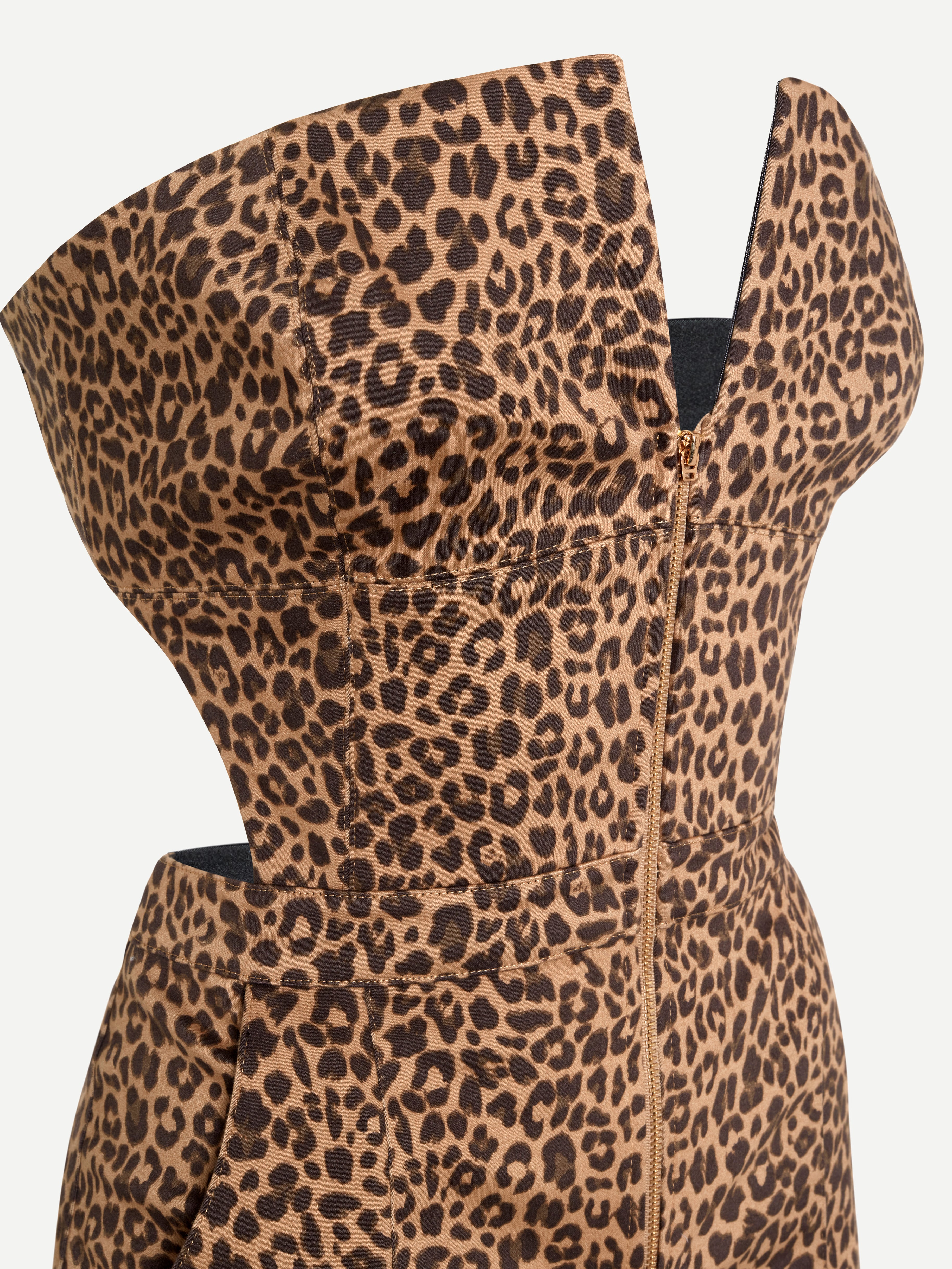 Precious Cargo Leopard Jumpsuit