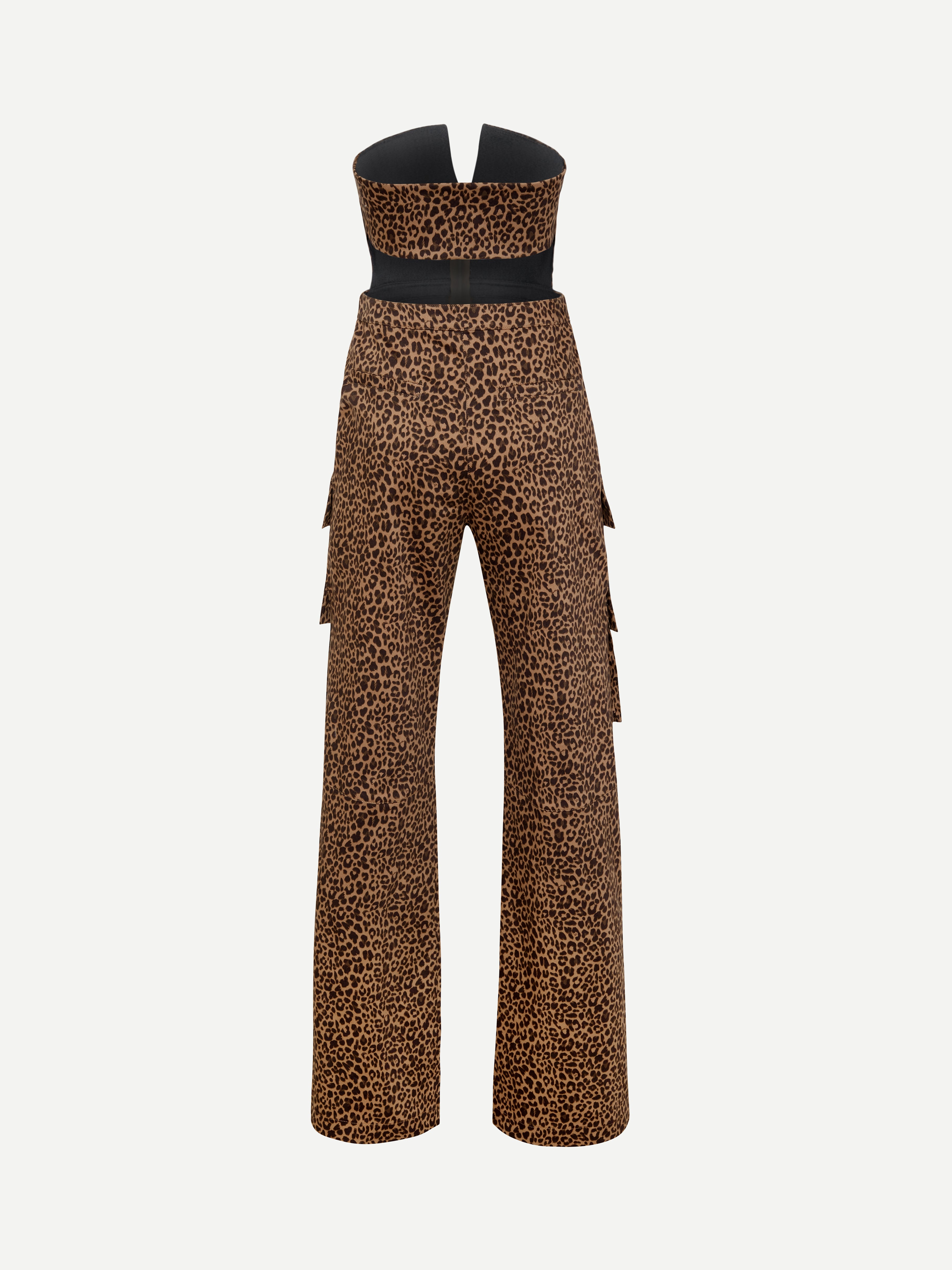 Precious Cargo Leopard Jumpsuit